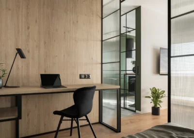 Ufficio di design in bioedilizia.